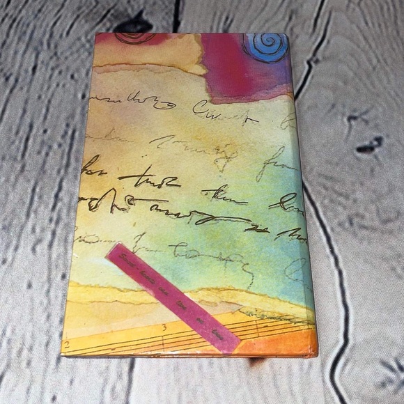 *SOLD on eBay Mini purse size phone/address book. Colorful/abstract art. - Picture 2 of 6